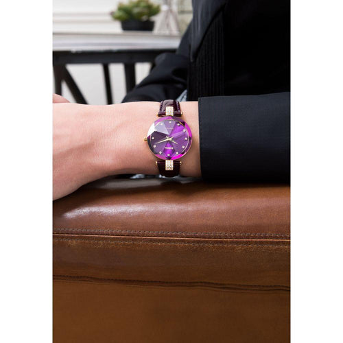 Load image into Gallery viewer, Facet Strass Swiss Ladies Watch J5.616.M
