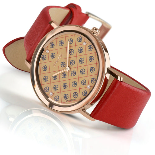 Load image into Gallery viewer, AnWy Swiss Ladies Watch J6.224.L-3
