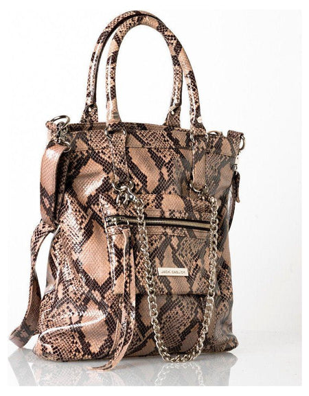 Python Tote with Detachable Mini