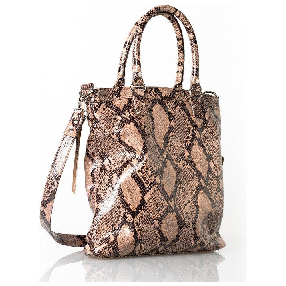 Python Tote with Detachable Mini