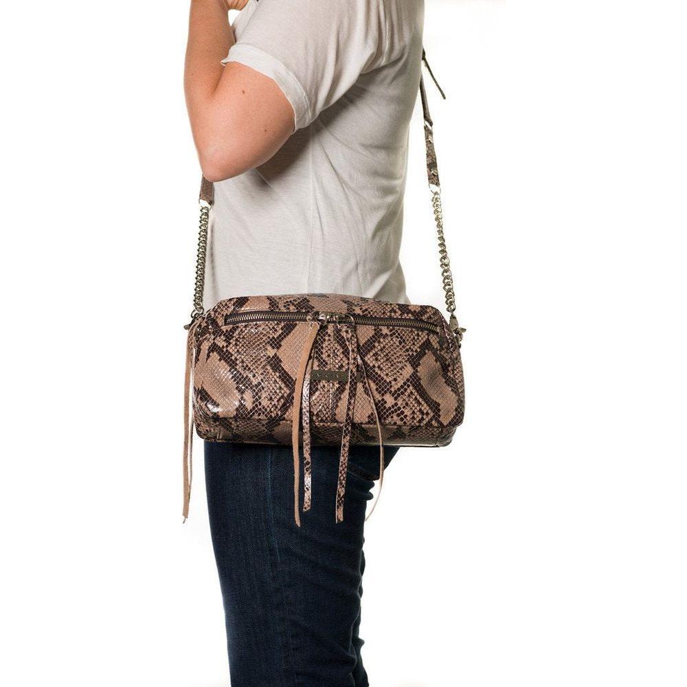 Jacki Easlick Python Crossbody