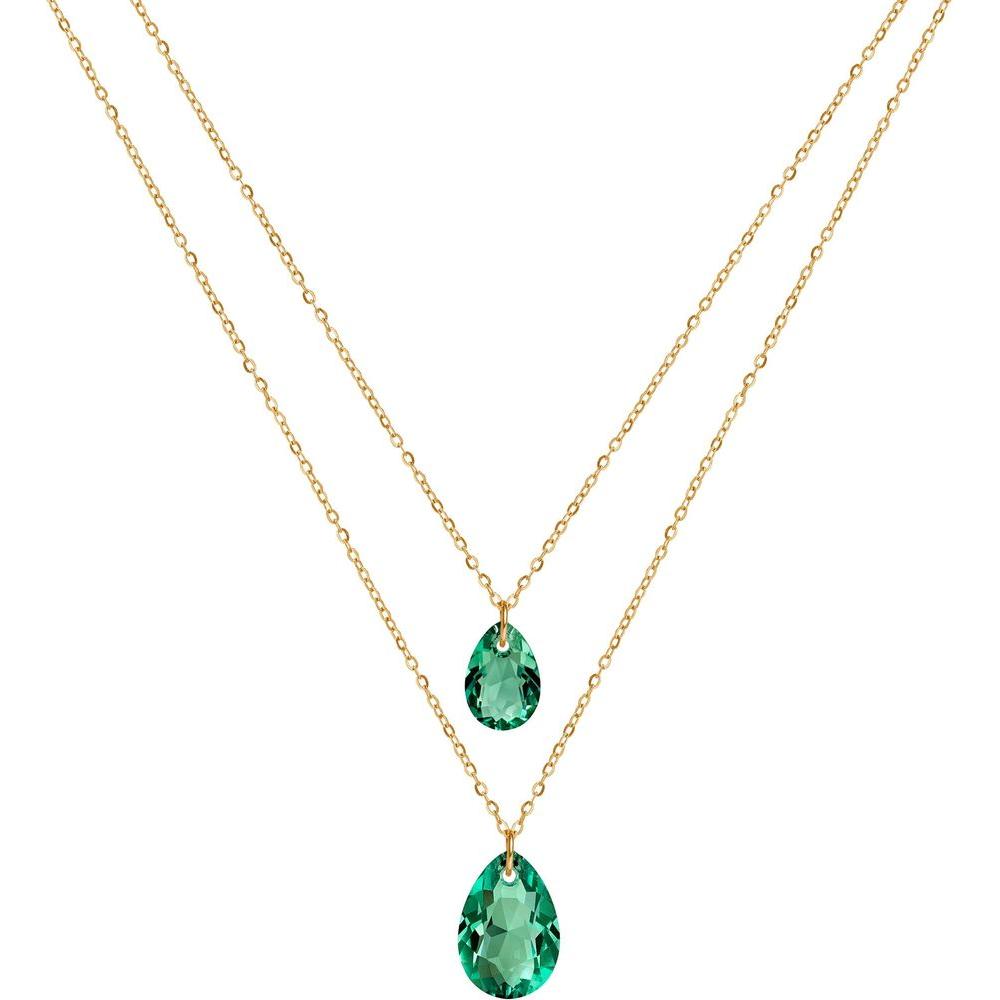 Facet Pear Pendant Necklace JS.0049-0