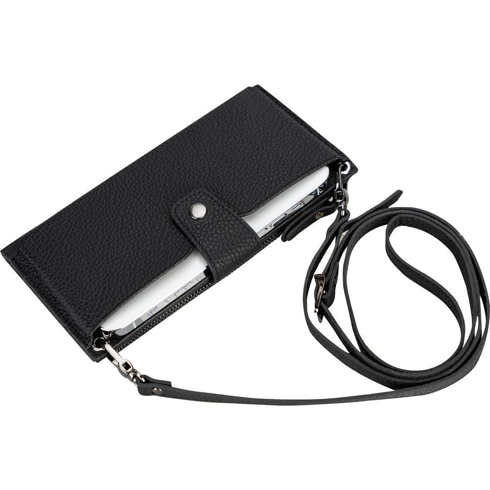 Kaycee Leather Women's Cell Phone Wallet with Strap-11