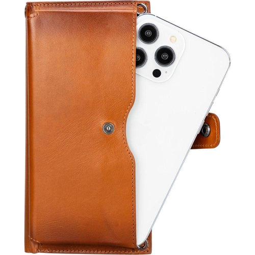 Load image into Gallery viewer, Kaycee Leather Women&#39;s Cell Phone Wallet with Strap-2
