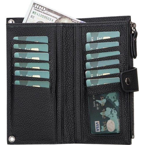 Load image into Gallery viewer, Kaycee Leather Women&#39;s Cell Phone Wallet with Strap-9
