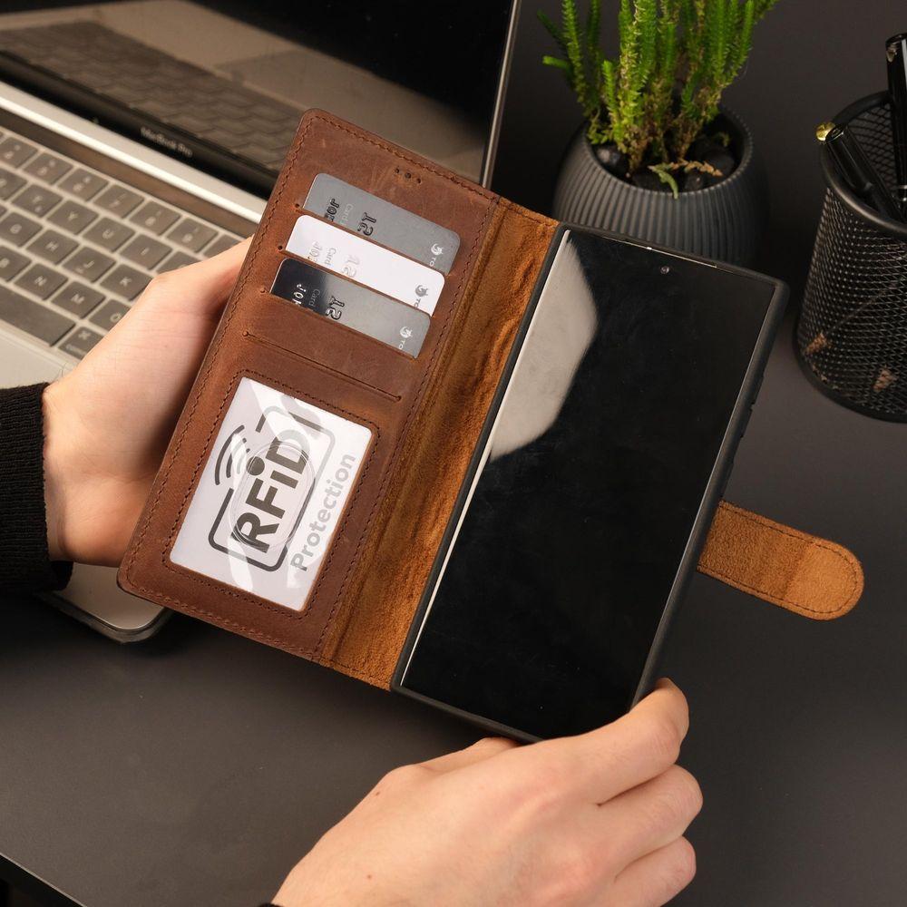 Leather Samsung Galaxy S25 Ultra Wallet Case | Buffalo ( Pre-Sale )-2