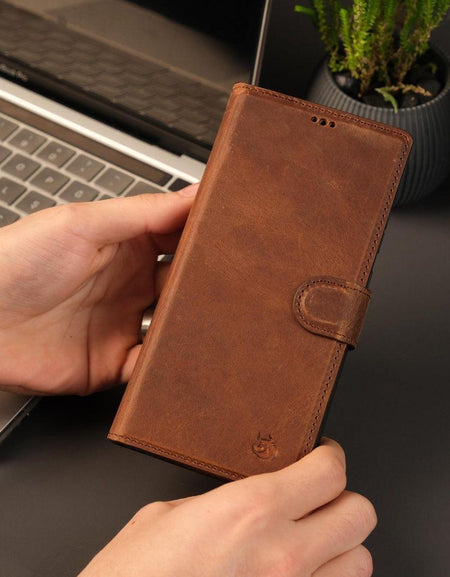 Leather Samsung Galaxy S25 Ultra Wallet Case | Buffalo ( Pre-Sale )-1