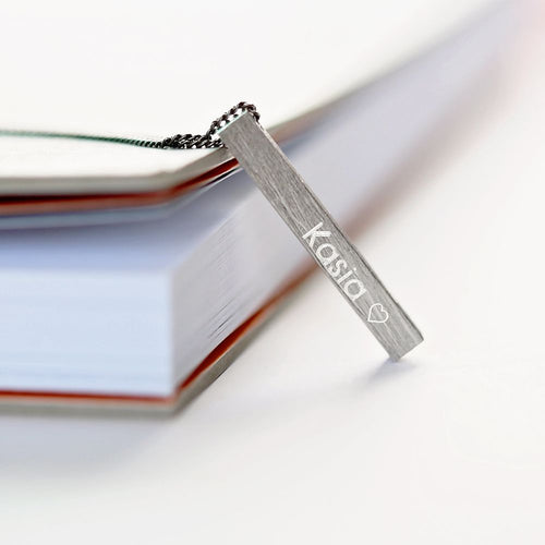 Load image into Gallery viewer, Personalised Brushed Men's Necklace
