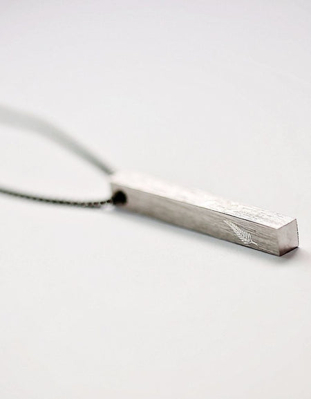 Personalised Brushed Men's Necklace