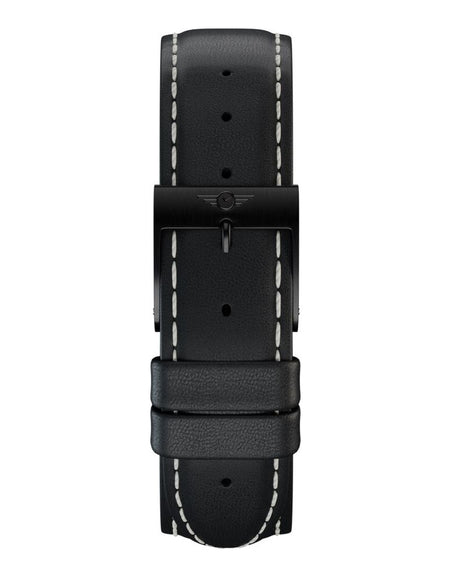 Black Leather - Black Brushed