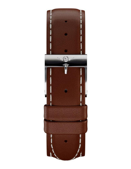 Chestnut Leather - Silver Gloss