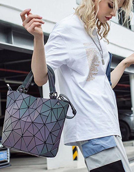 Lumination Holographic Handbag - A Glamorous Statement Piece