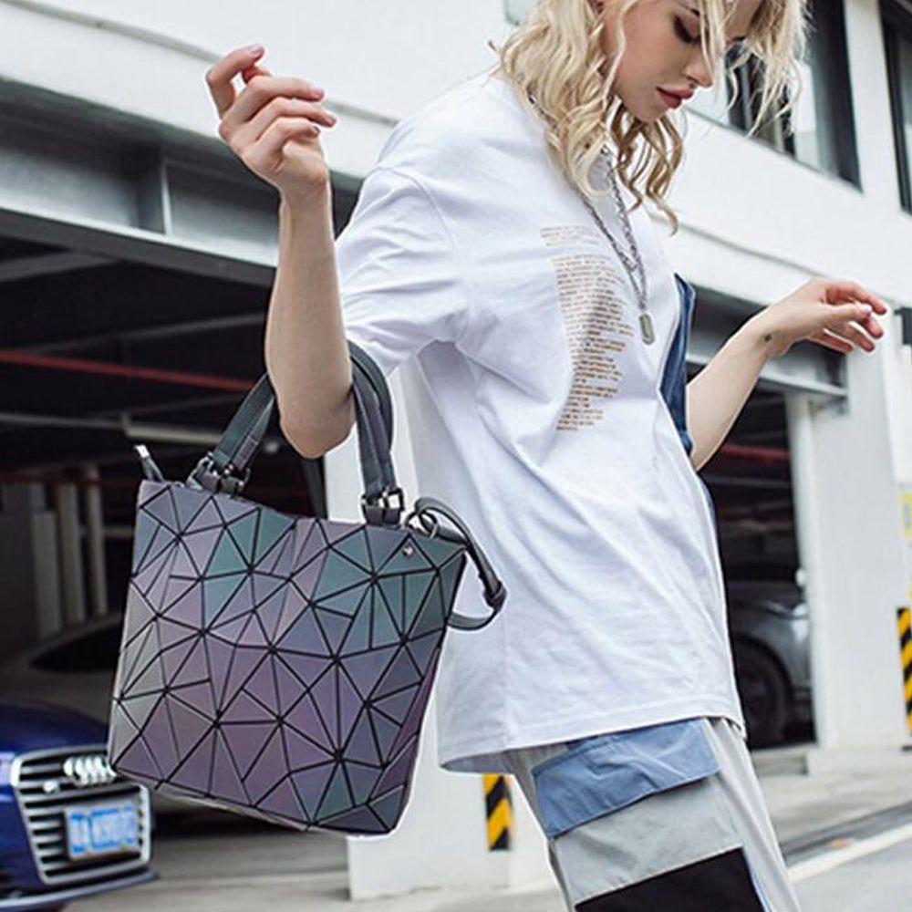 Lumination Holographic Handbag - A Glamorous Statement Piece