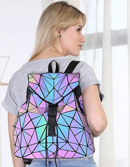 Lumination Holographic Backpack: A Luxe Companion for Every Adventure