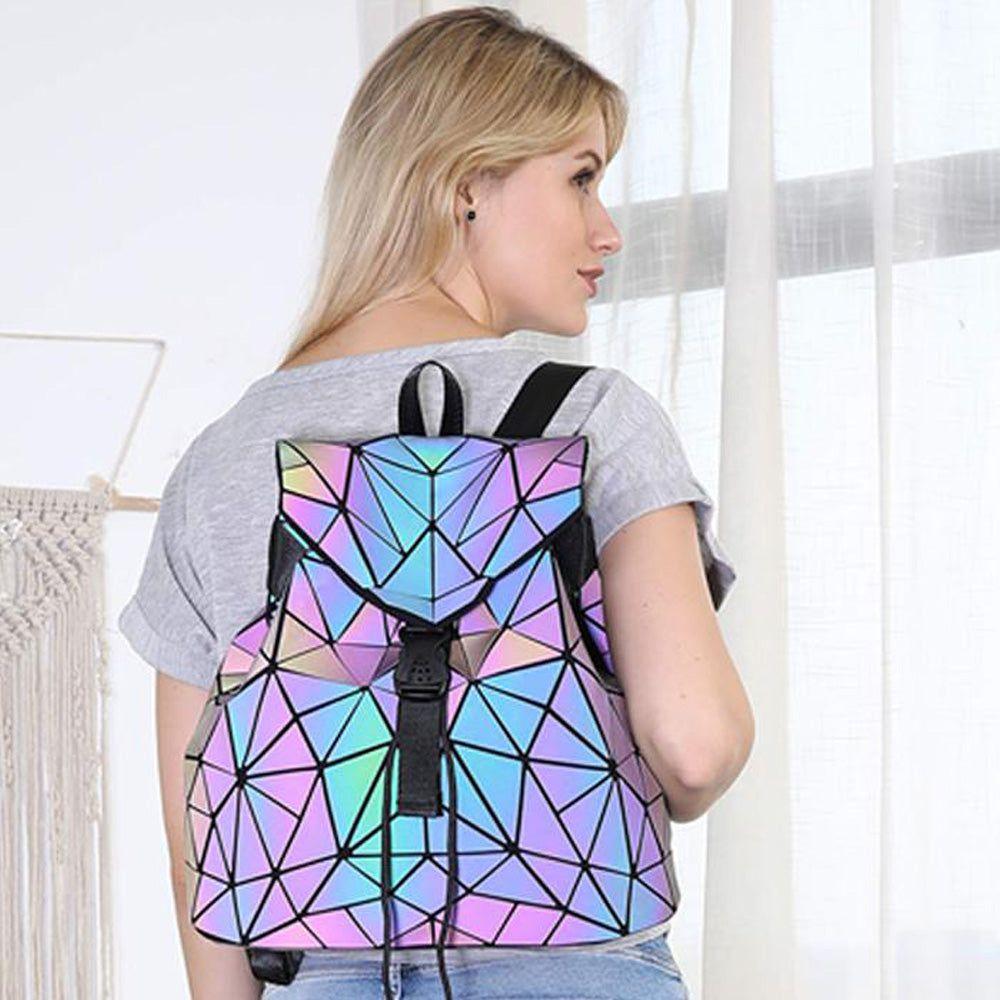 Lumination Holographic Backpack: A Luxe Companion for Every Adventure