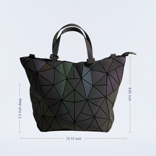 Load image into Gallery viewer, Lumination Holographic Handbag: A Stellar Fusion of Style and Safety
