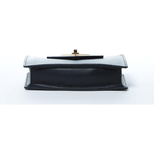 Load image into Gallery viewer, SUSU The Mary Black Small Crossbody Leather Wristlet
