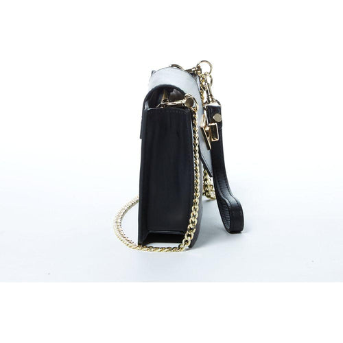 Load image into Gallery viewer, SUSU The Mary Black Small Crossbody Leather Wristlet
