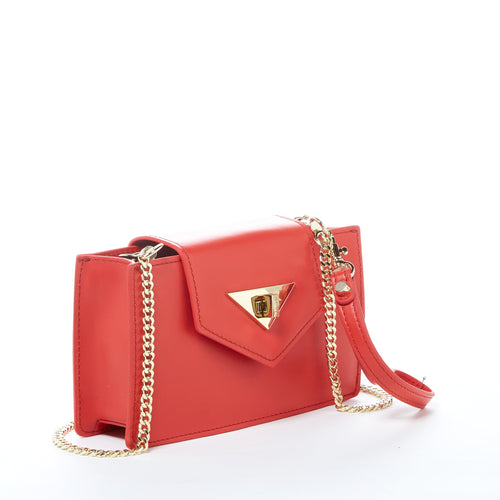 Load image into Gallery viewer, SUSU The Mary Red Purse Mini Crossbody Bag Leather Wristlet
