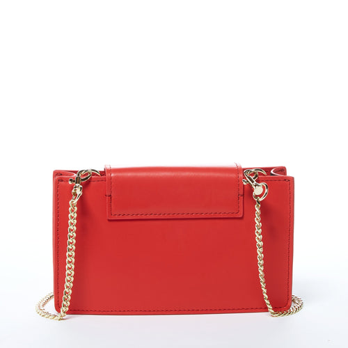 Load image into Gallery viewer, SUSU The Mary Red Purse Mini Crossbody Bag Leather Wristlet
