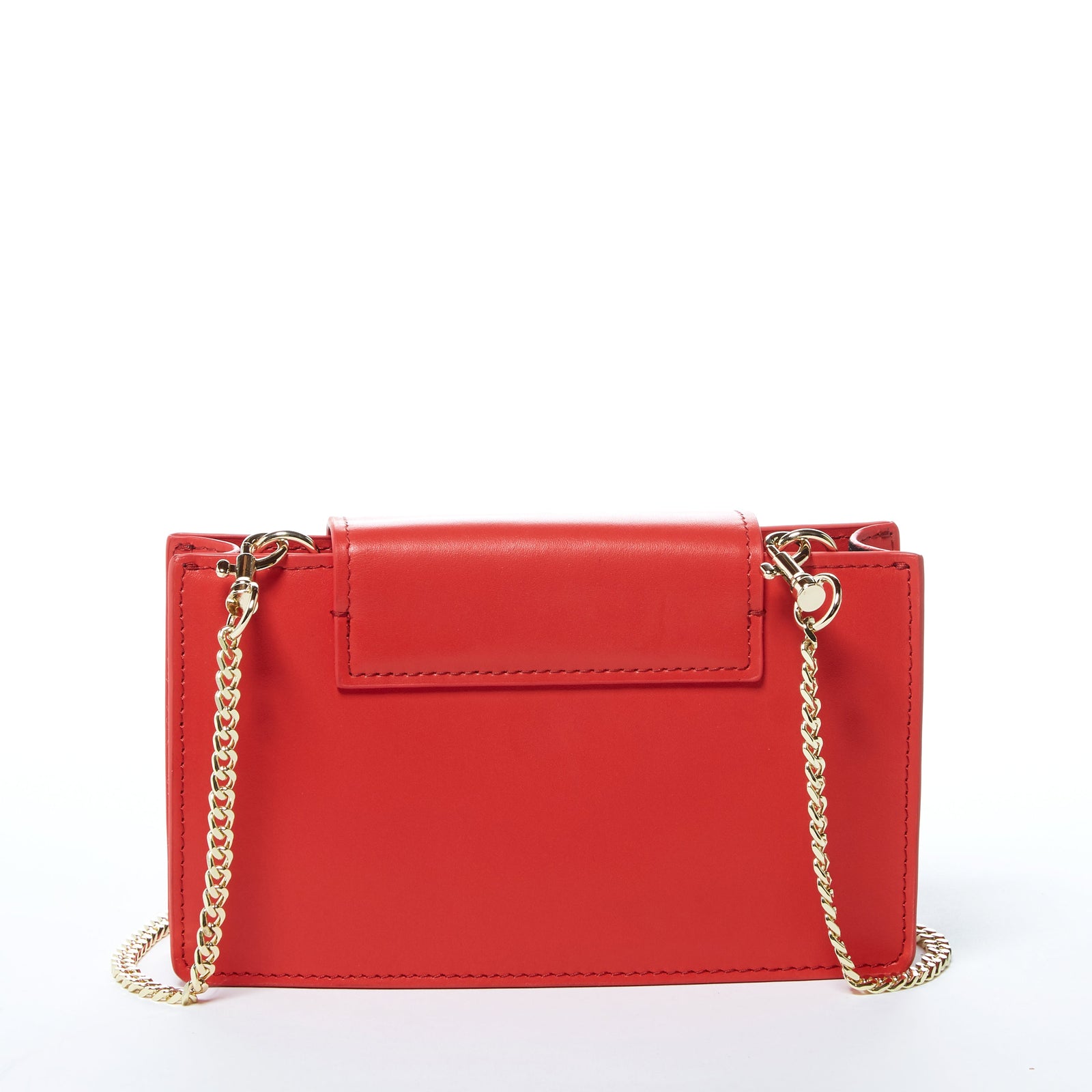 SUSU The Mary Red Purse Mini Crossbody Bag Leather Wristlet