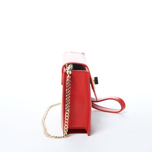 Load image into Gallery viewer, SUSU The Mary Red Purse Mini Crossbody Bag Leather Wristlet
