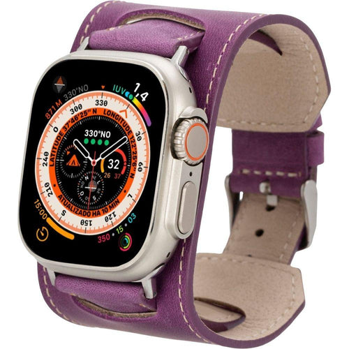 Load image into Gallery viewer, Moorcroft Cuff Leather Bands for Apple Watch-20
