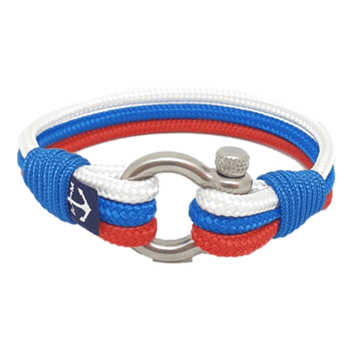 Load image into Gallery viewer, Russian Flag Nautical Bracelet-0
