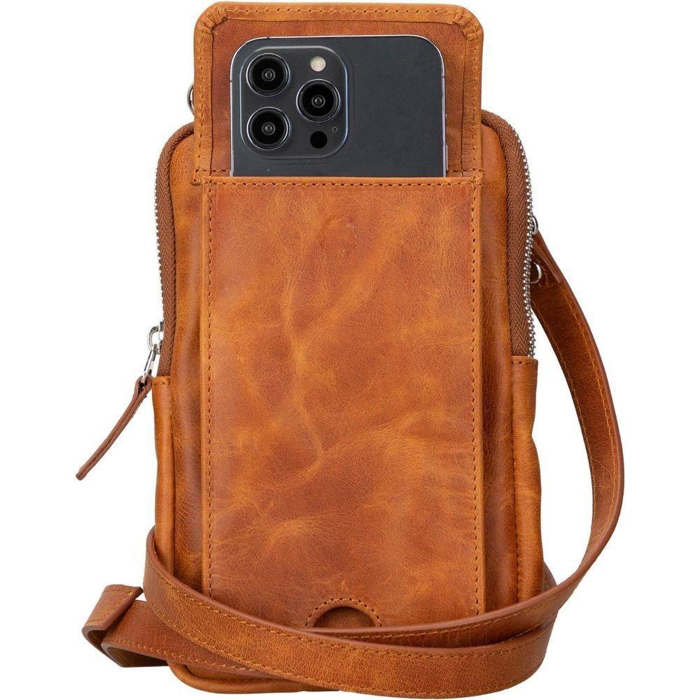 Niagara Leather Crossbody Phone Bag for Men-0