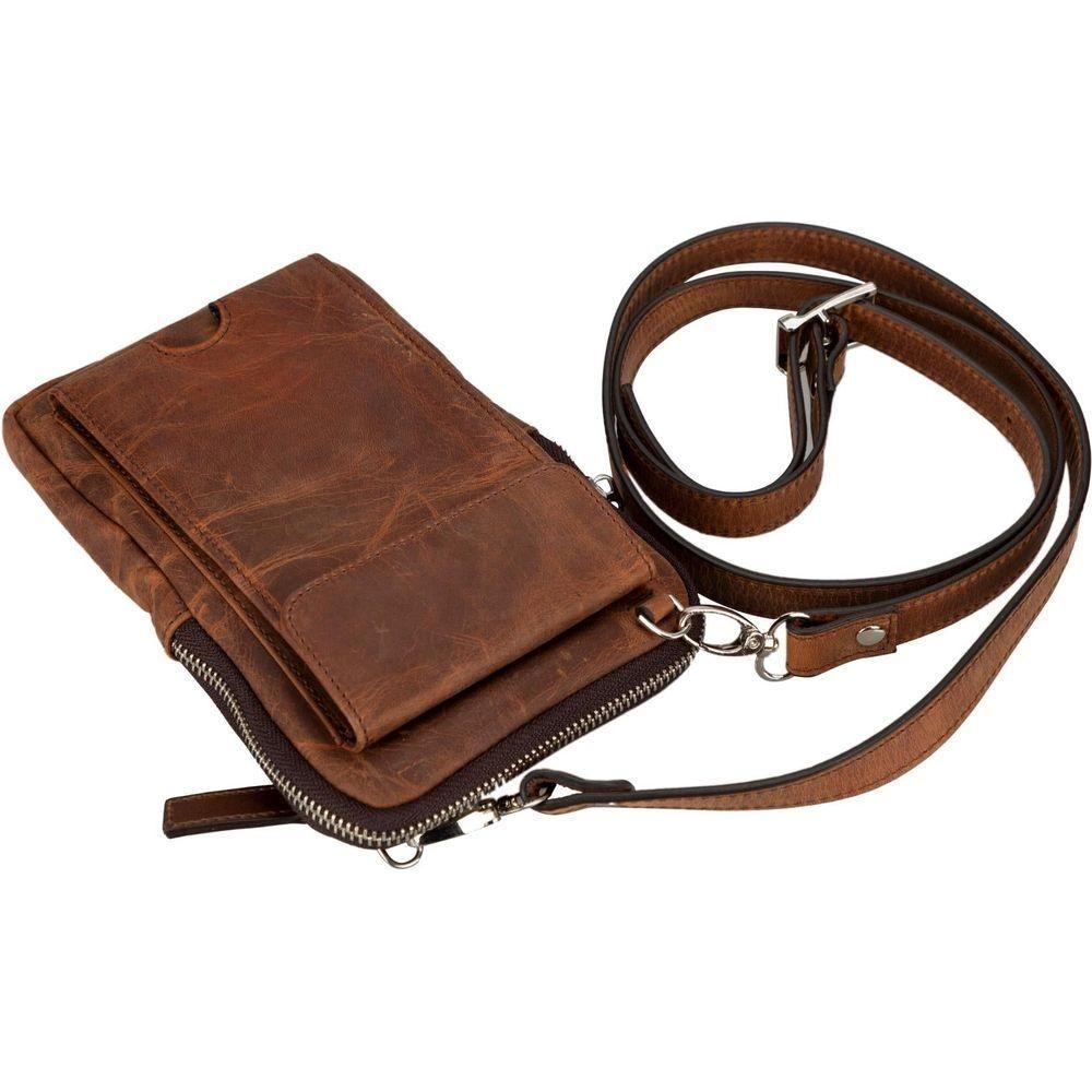 Niagara Leather Crossbody Phone Bag for Men-16