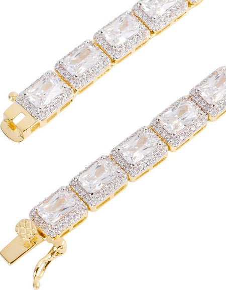 SHOWY Square Tennis Chain - A Luxurious Expression of Elegance