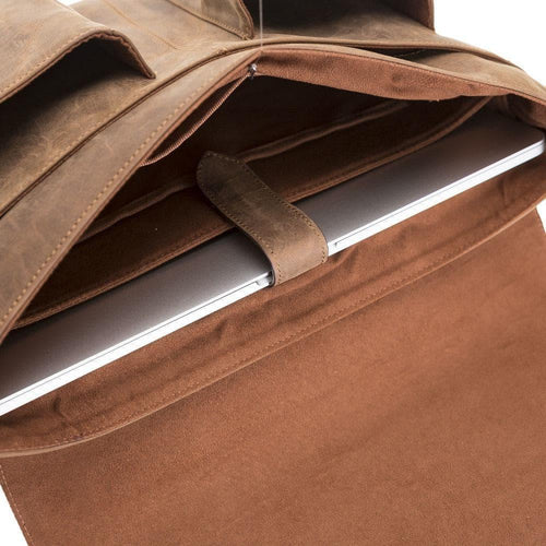 Load image into Gallery viewer, Olympus Genuine Leather Bag, Briefcase, Notebook Bag - 13"/17"
