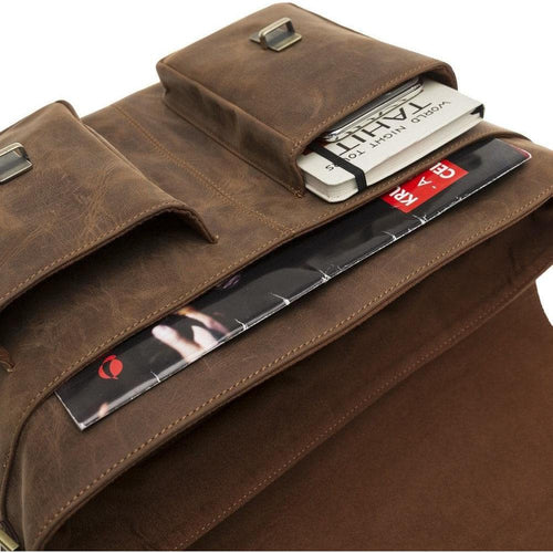 Load image into Gallery viewer, Olympus Genuine Leather Bag, Briefcase, Notebook Bag - 13"/17"
