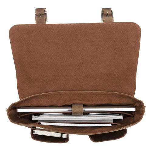 Load image into Gallery viewer, Olympus Genuine Leather Bag, Briefcase, Notebook Bag - 13"/17"
