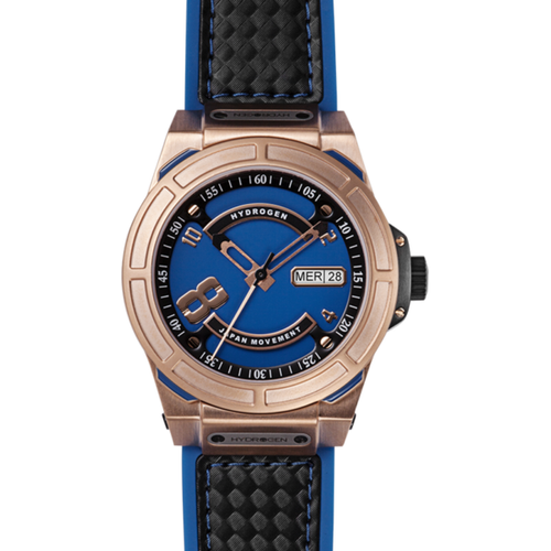 Load image into Gallery viewer, Otto Blue Rose Gold Designer Watch
