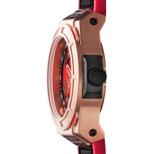 Load image into Gallery viewer, Otto Red Rose Gold Designer Watch
