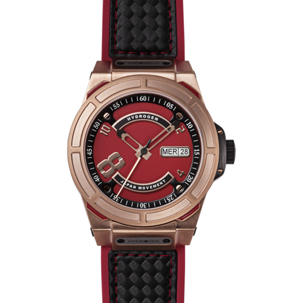 Otto Red Rose Gold Designer Watch