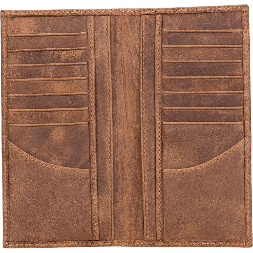 Ouray Handmade Full-Grain Leather Long Wallet for Men and Women-13