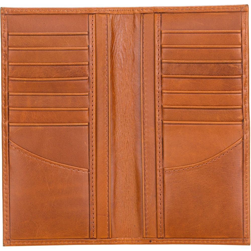 Ouray Handmade Full-Grain Leather Long Wallet for Men and Women-3