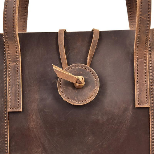 Load image into Gallery viewer, The Taavi Tote | Handcrafted Leather Tote Bag
