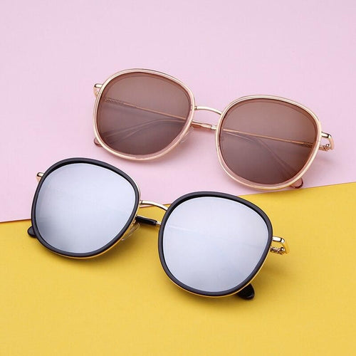 Load image into Gallery viewer, Fashion round sunglasses women men brand luxury design green candy
