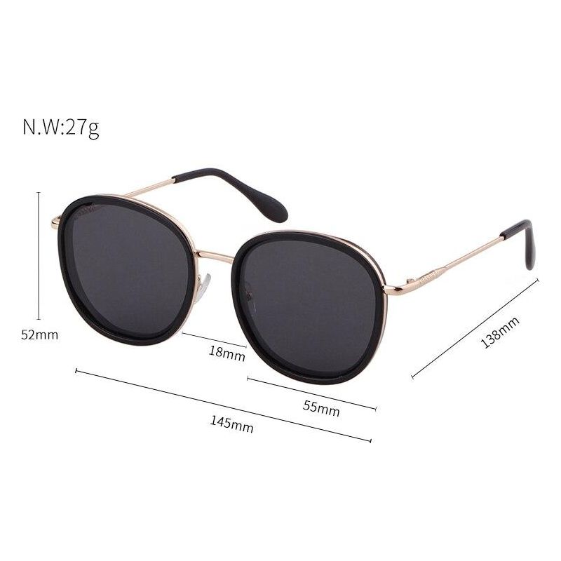 Fashion round sunglasses women men brand luxury design green candy