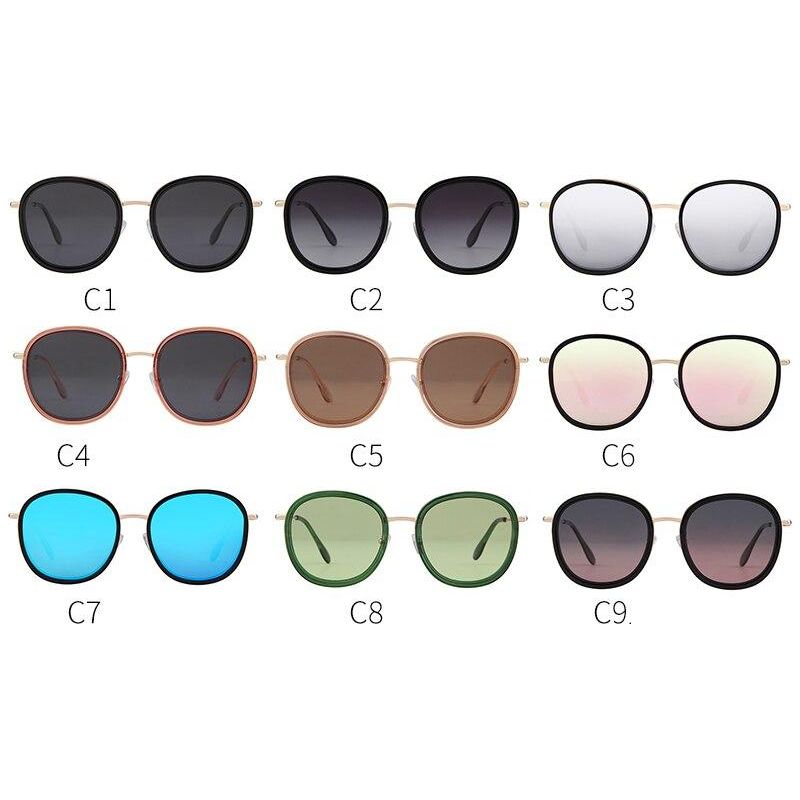 Fashion round sunglasses women men brand luxury design green candy