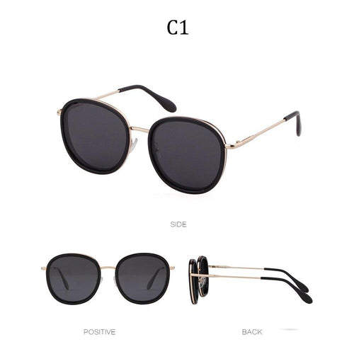 Load image into Gallery viewer, Fashion round sunglasses women men brand luxury design green candy
