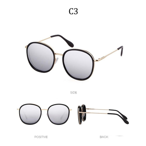 Load image into Gallery viewer, Fashion round sunglasses women men brand luxury design green candy
