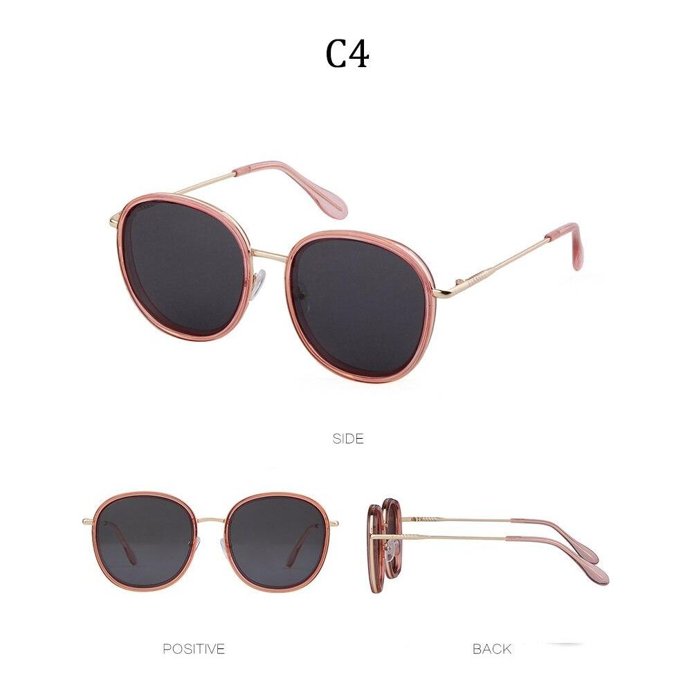 Fashion round sunglasses women men brand luxury design green candy