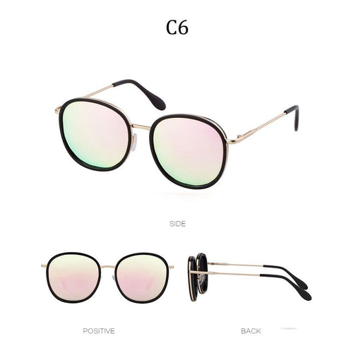 Load image into Gallery viewer, Fashion round sunglasses women men brand luxury design green candy
