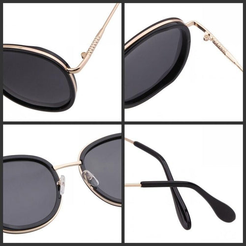 Load image into Gallery viewer, Fashion round sunglasses women men brand luxury design green candy
