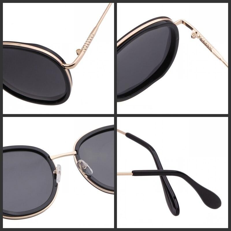 Fashion round sunglasses women men brand luxury design green candy