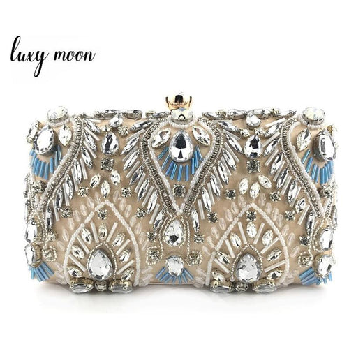 Load image into Gallery viewer, Clutch handbag Luxury Diamond Rhinestone Clutch Bags Exquisite Female
